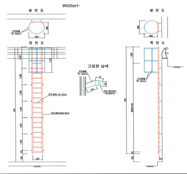 지하 차도에 구명봉 설치 