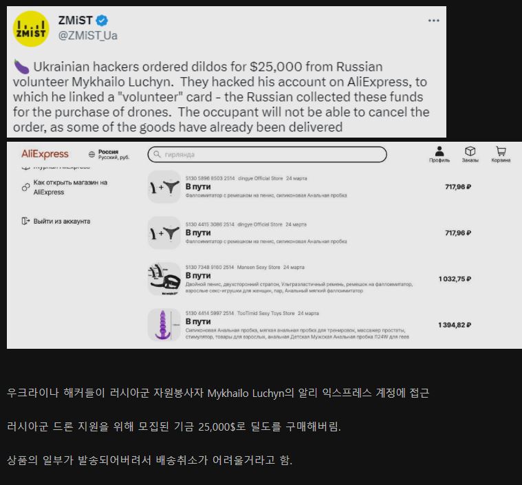 너의 드론, 딜도로 대체되었다!