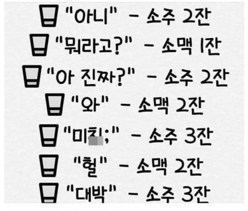 이 술게임으로 살아남을 한국인이 있을까?