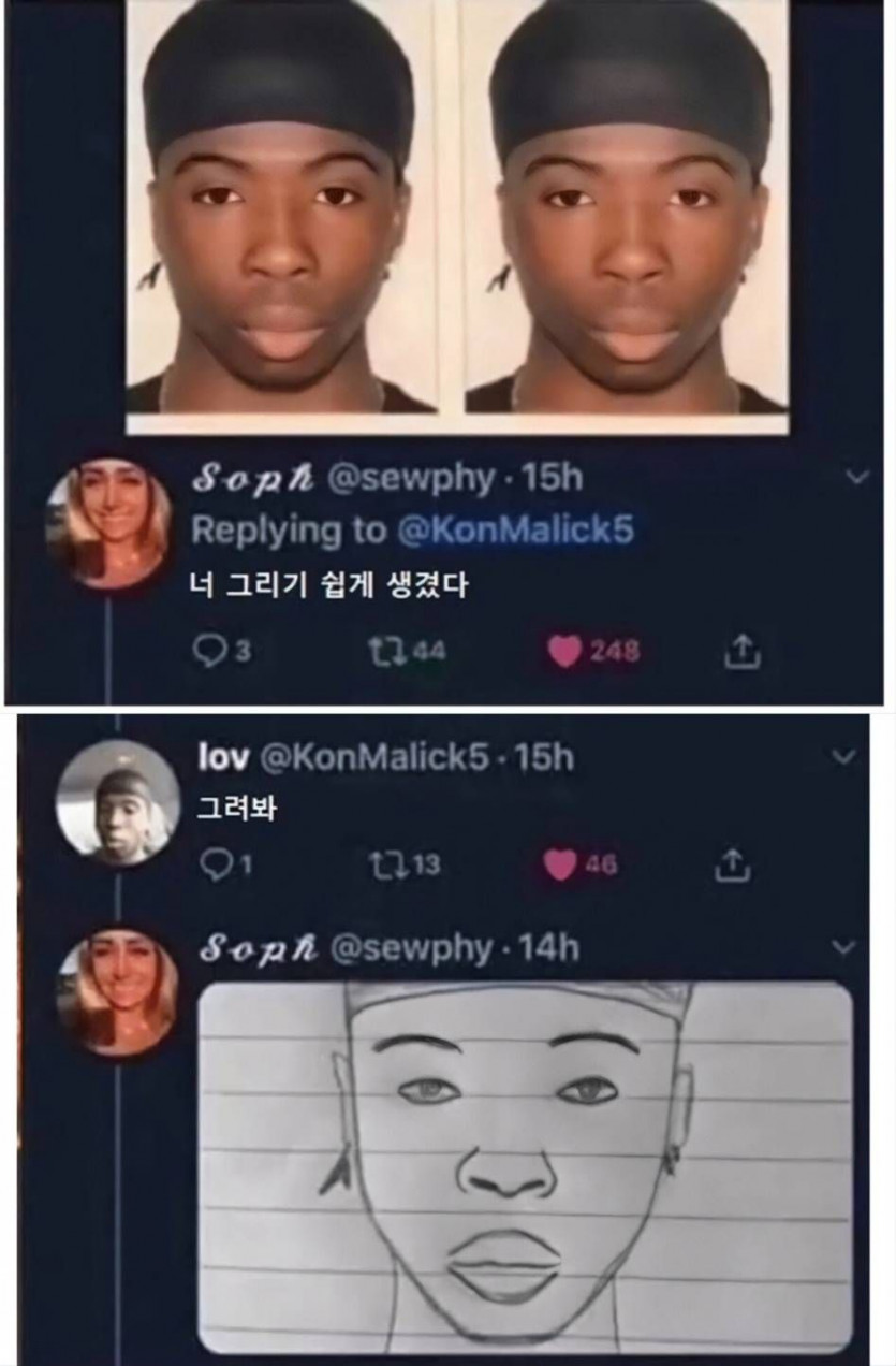 그리기 쉽게 생긴 외국인 얼굴.jpg