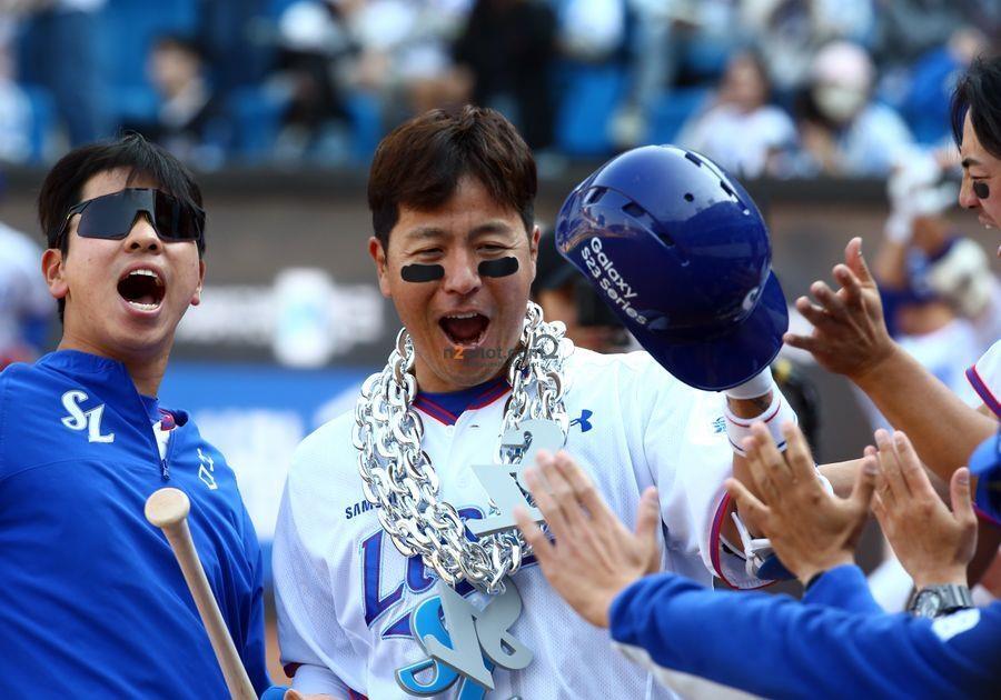 강민호 동점 스리런…삼성, 0-6서 8-6으로 대역전승