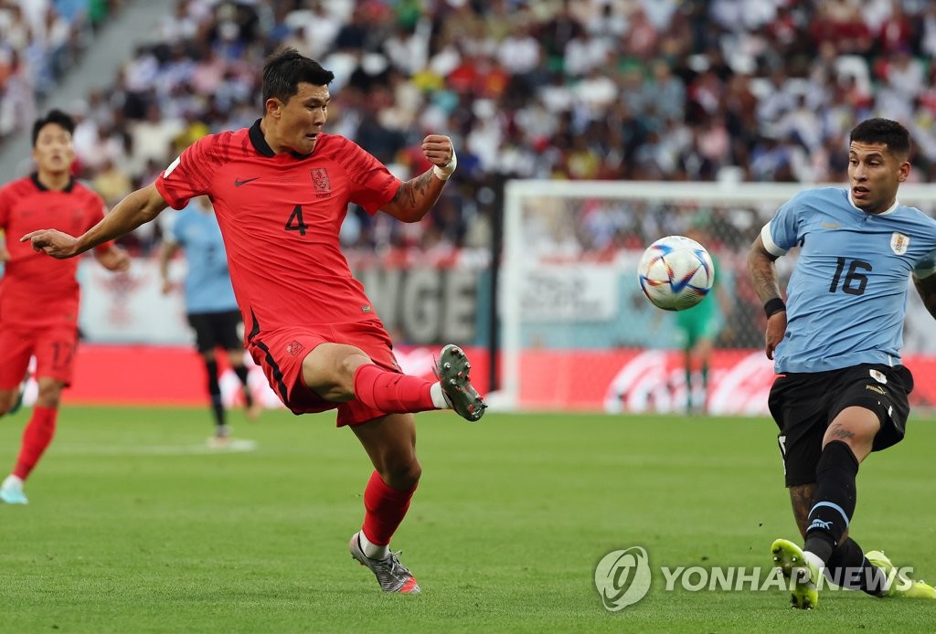 [월드컵] '종아리 통증' 김민재, 또 팀훈련 불참…가나전 이틀 전인데(종합)