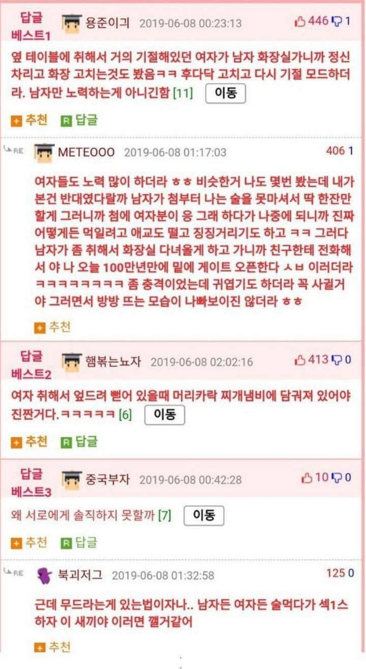 모텔 앞에서 본 커플을 잊을 수 없다