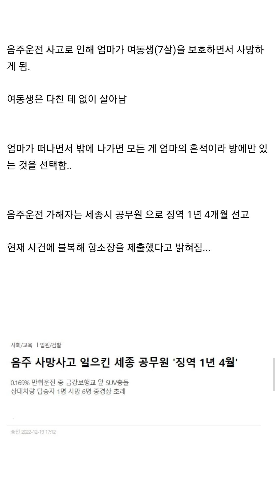 음주운전 사고로 어머니를 떠나보내고 은둔 생활하게된 중2 아들18