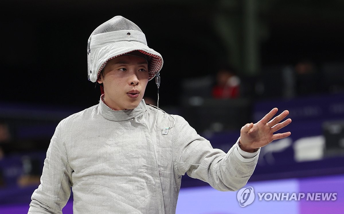 [올림픽] 첫 출전서 16강 밟은 펜싱 박상원 
