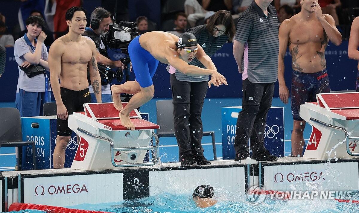 [올림픽] 계영 800ｍ 결승 영자 확정…양재훈·이호준·김우민·황선우