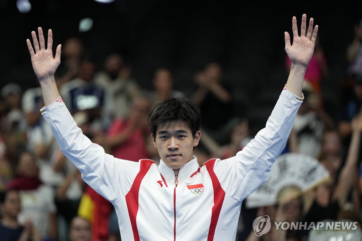 [올림픽] 판잔러, 남자 자유형 100ｍ 세계新…아시아 선수 92년 만의 우승(종합)