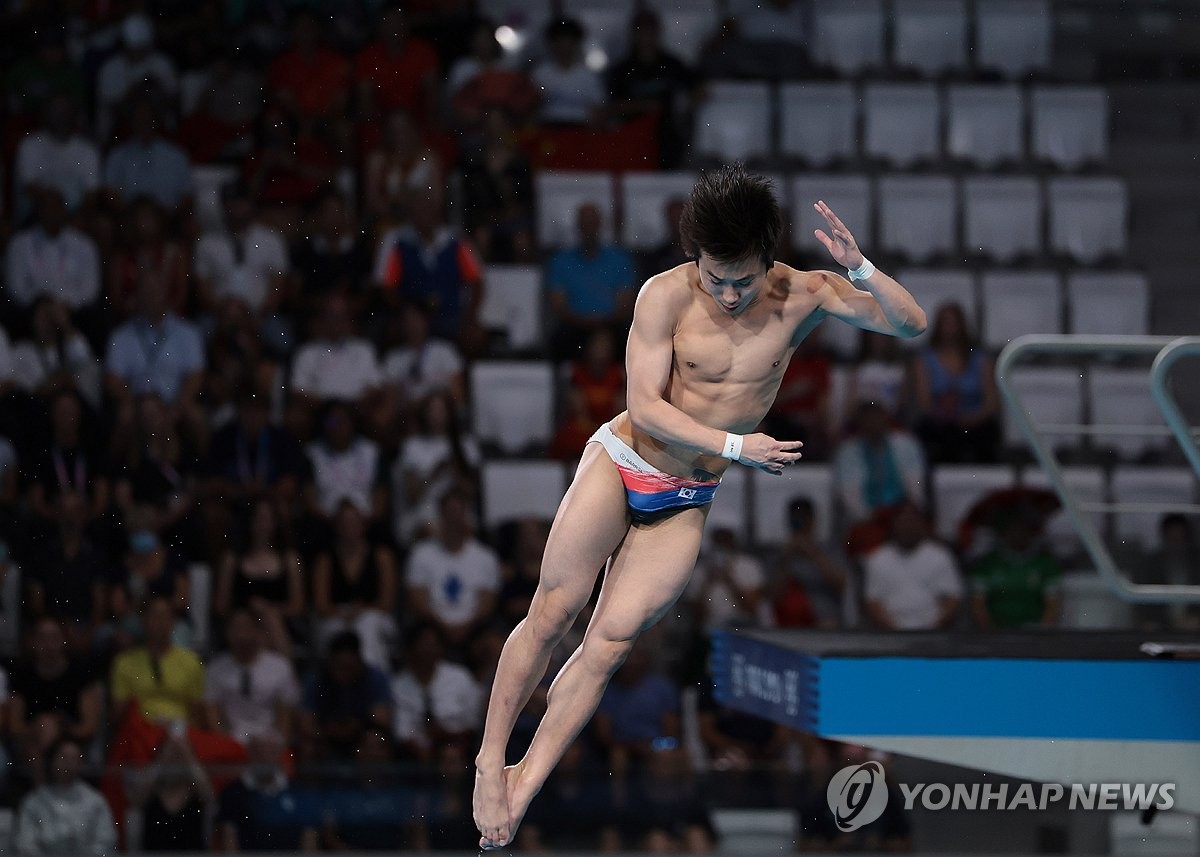 [올림픽] 우하람, 다이빙 남자 3ｍ 결승 11위…메달 획득 실패