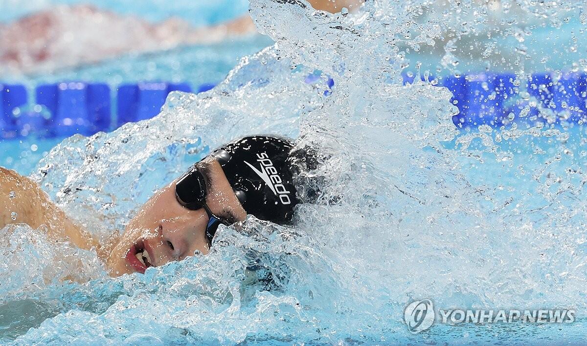 [올림픽] 한국, 수영 남자 혼계영 400ｍ 결승 진출 실패…예선 13위