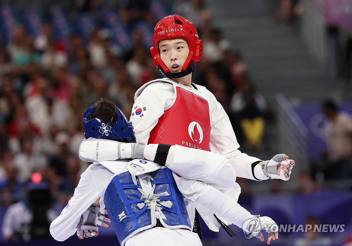 [올림픽] 태권도 김유진, 한국계 캐나다 선수 꺾고 57㎏급 준결승 진출