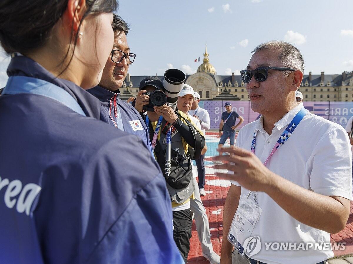 '최강 양궁' 이끈 정의선의 대담성·혁신성·포용성 리더십