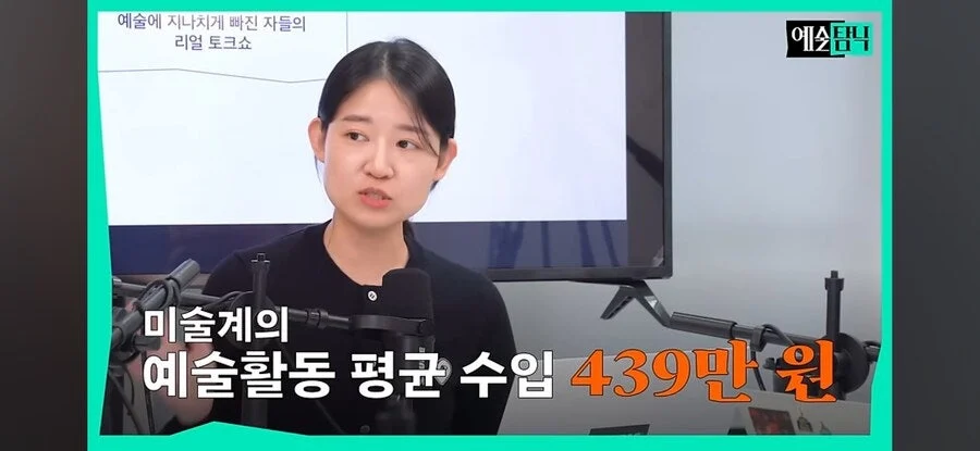 예술인 평균 수익 700만원