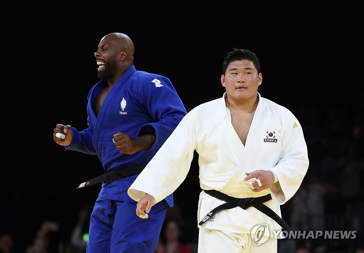 [올림픽] '한국 유도 첫 최중량급 銀' 김민종 