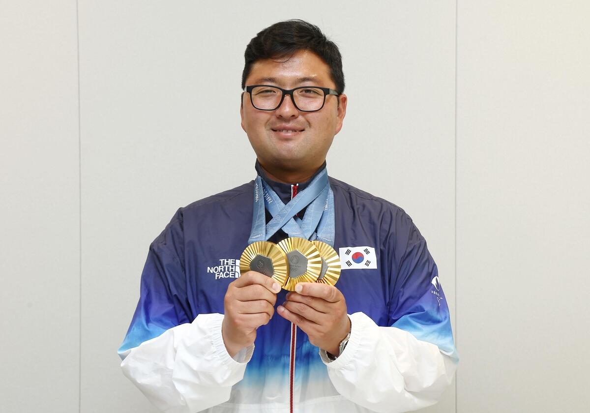 [올림픽] '4.9㎜ 차 금메달' 김우진의 고백 