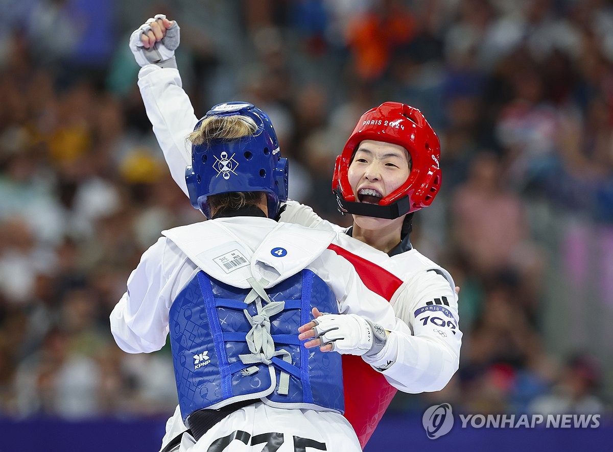 [1보] 태권도 이다빈, 여자 67㎏초과급 동메달…2회 연속 올림픽 메달