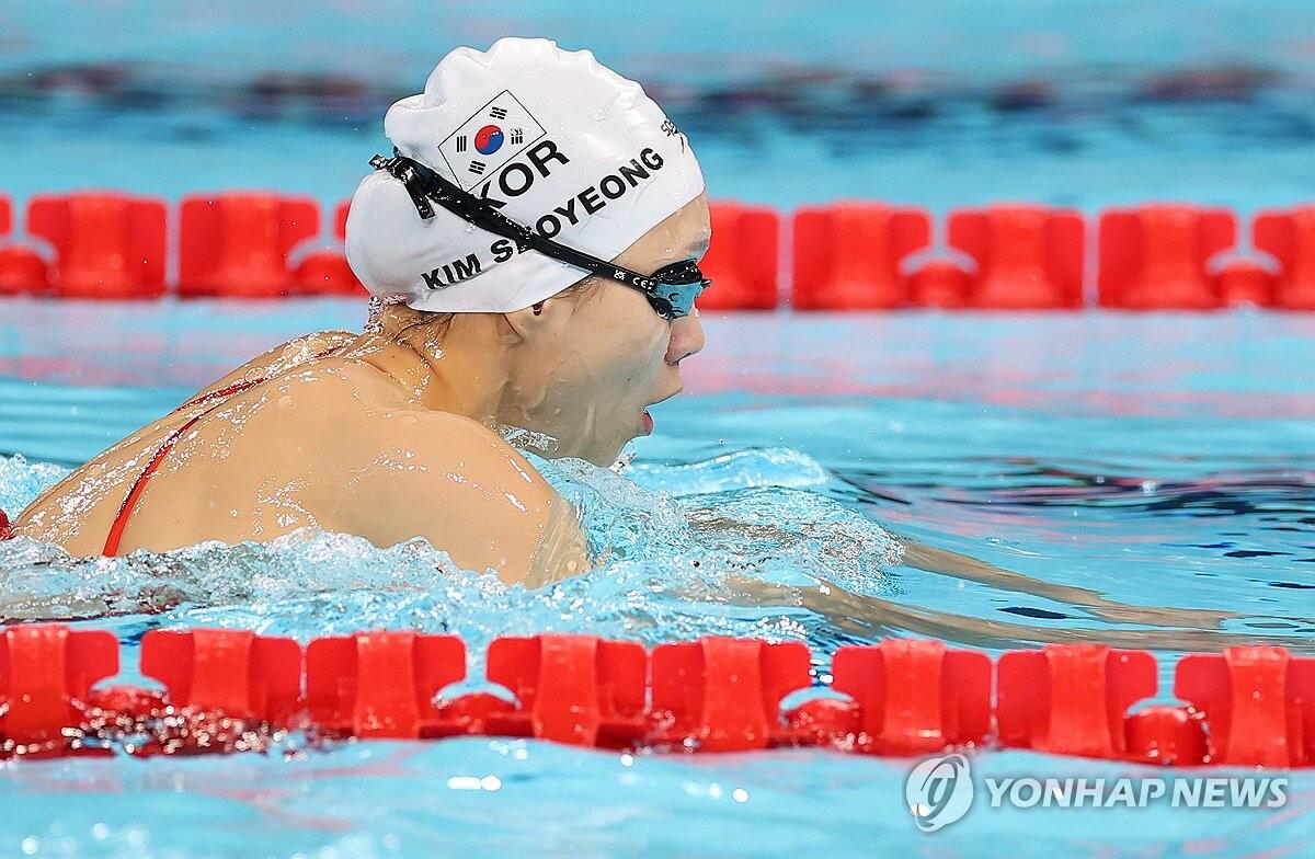 [올림픽] 김서영, 개인혼영 200ｍ 17위…예선 탈락하며 올림픽과 작별