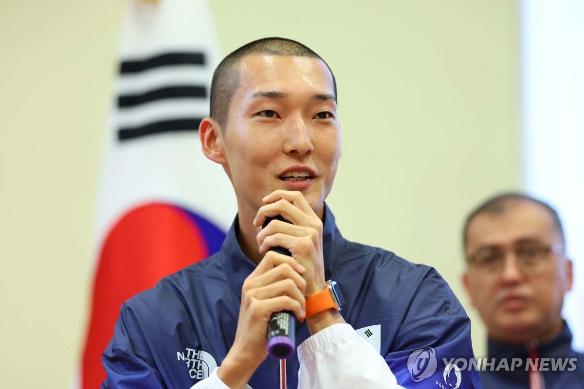 [올림픽] 높이뛰기 우상혁, 선수촌 입촌…7일 예선서 첫 점프