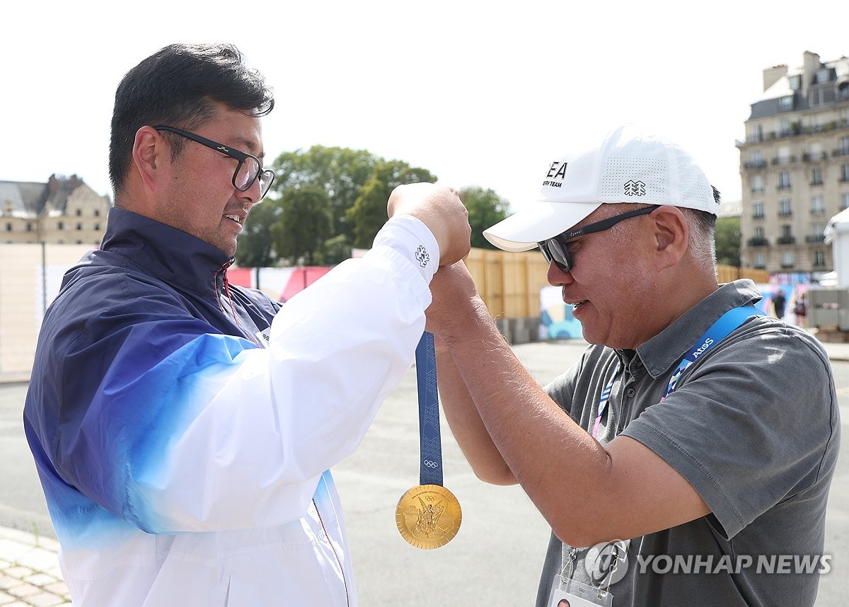[올림픽] '양궁 전종목 석권' 정의선은 벌써 LA 생각…