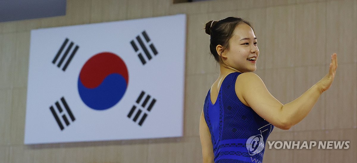 [올림픽] '아! 착지 실수'…여서정, 체조 도마 결선서 7위