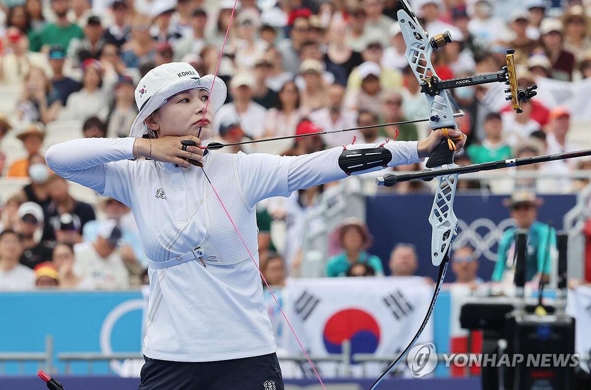 [올림픽] '양궁 개인전 4위' 전훈영 