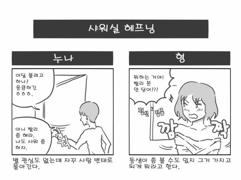 형이나 누나 있는놈들 반박불가 공감하는 망가 .jpg