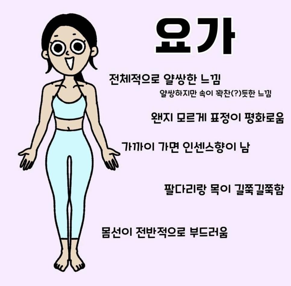 여자 운동별 몸매 특징.jpg