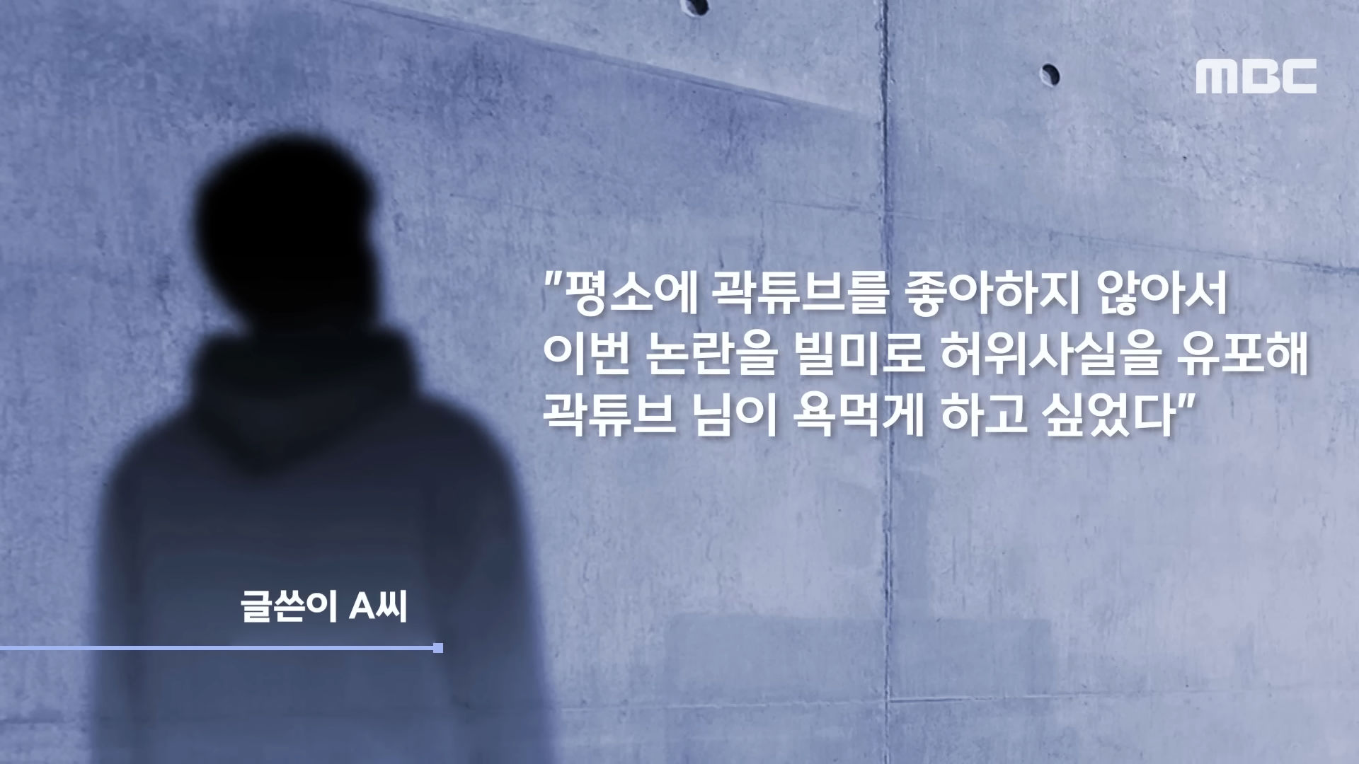 공중파에도 나온 곽튜브 허위사실유포자