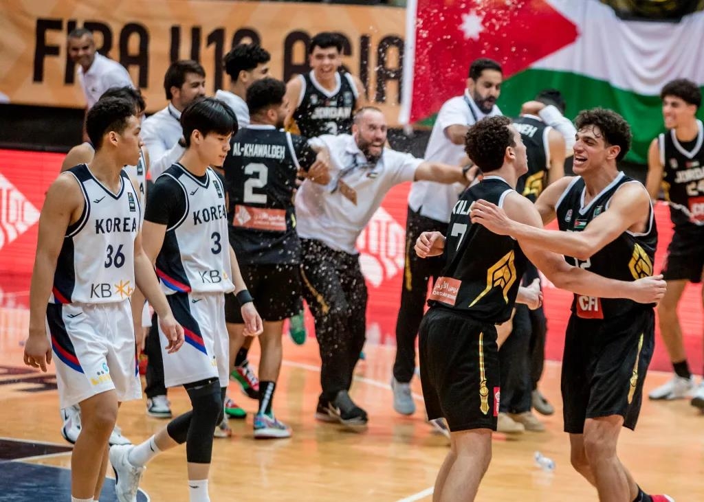 한국, 요르단에 져 FIBA U-18 아시아컵 8강서 탈락