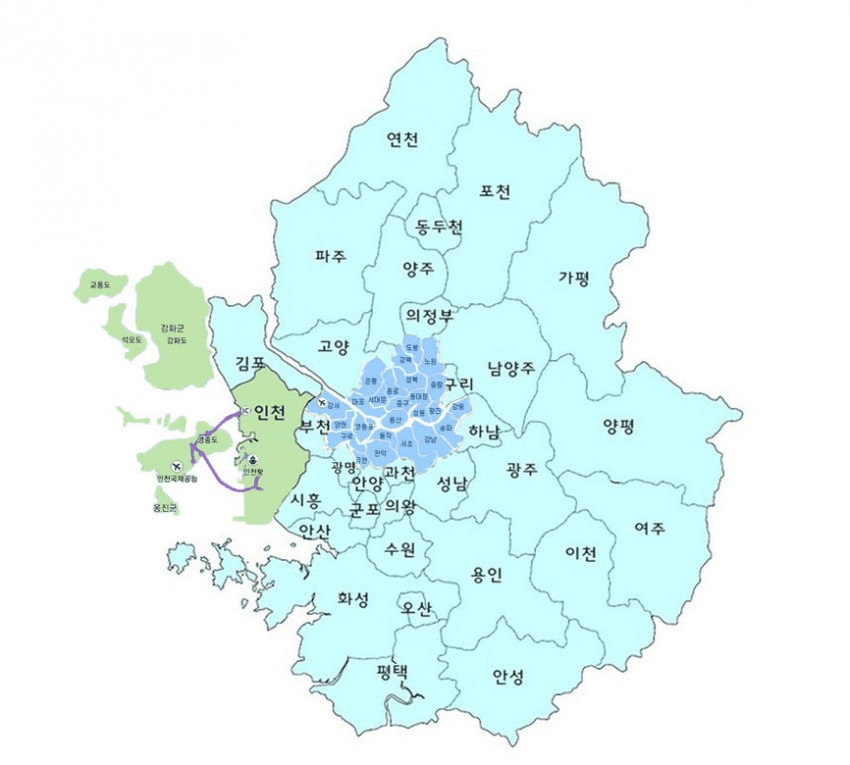 수도권과 지방의 가장 압도적 차이.