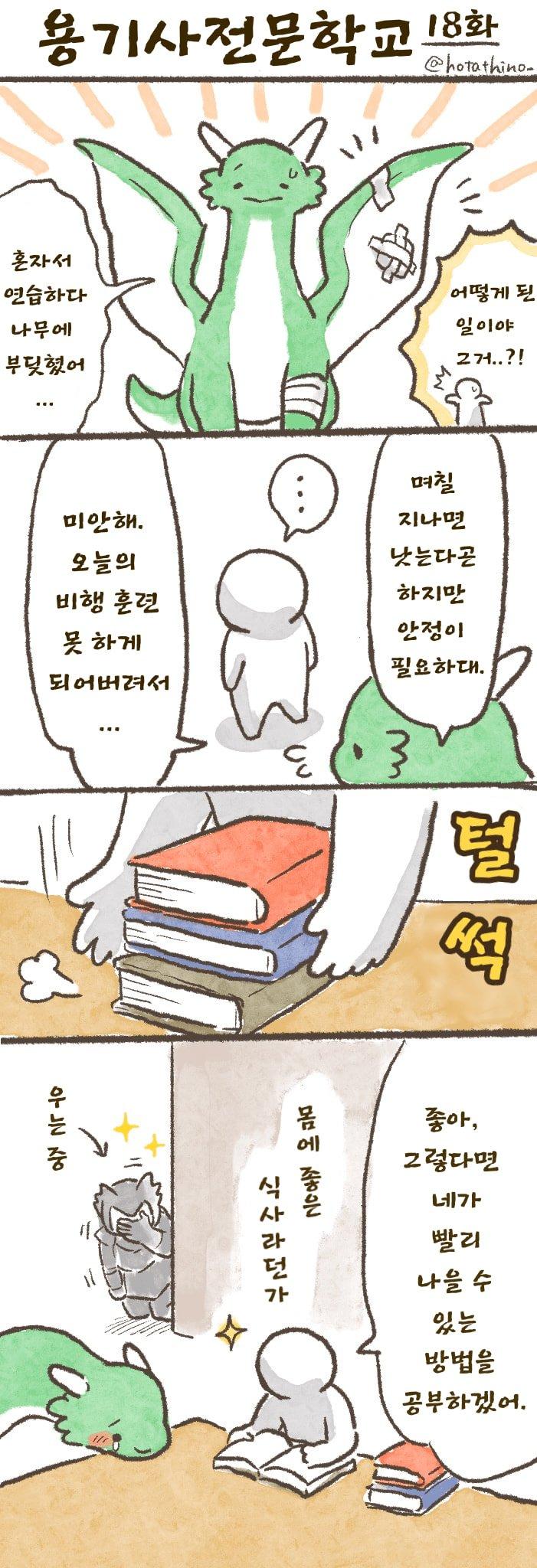 용기사 전문학교 만화