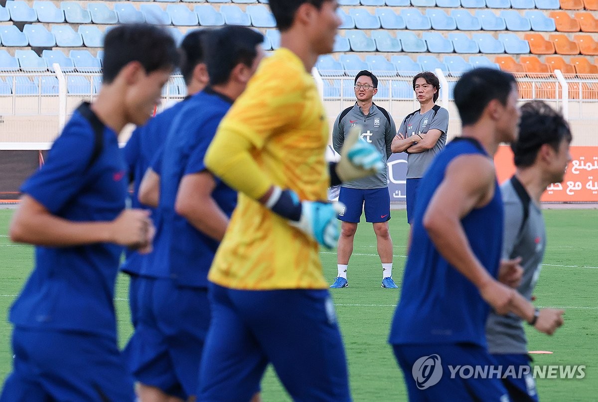 '오만은 잡는다!' 홍명보호, 빗장 잠그고 본격 전술 훈련 돌입