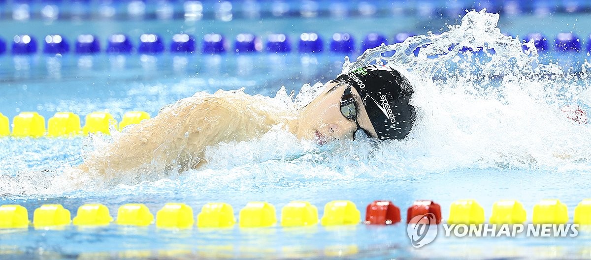 [전국체전] 올림픽 충격 씻어낸 황선우…자유형 200ｍ 우승으로 '2관왕'