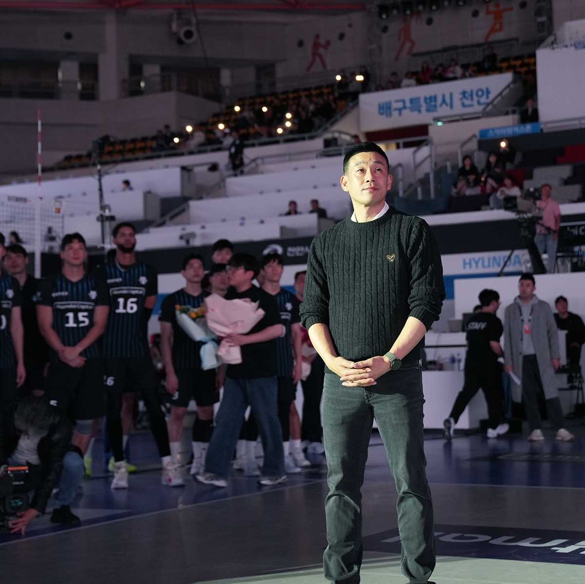 '영원한 리베로' 여오현 코치 은퇴식…