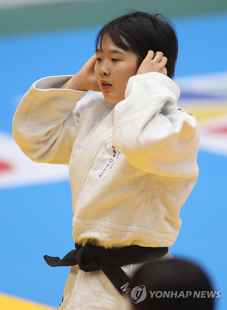 [전국체전] '허미미 동생' 허미오, 유도 여자 52㎏급 1회전서 탈락