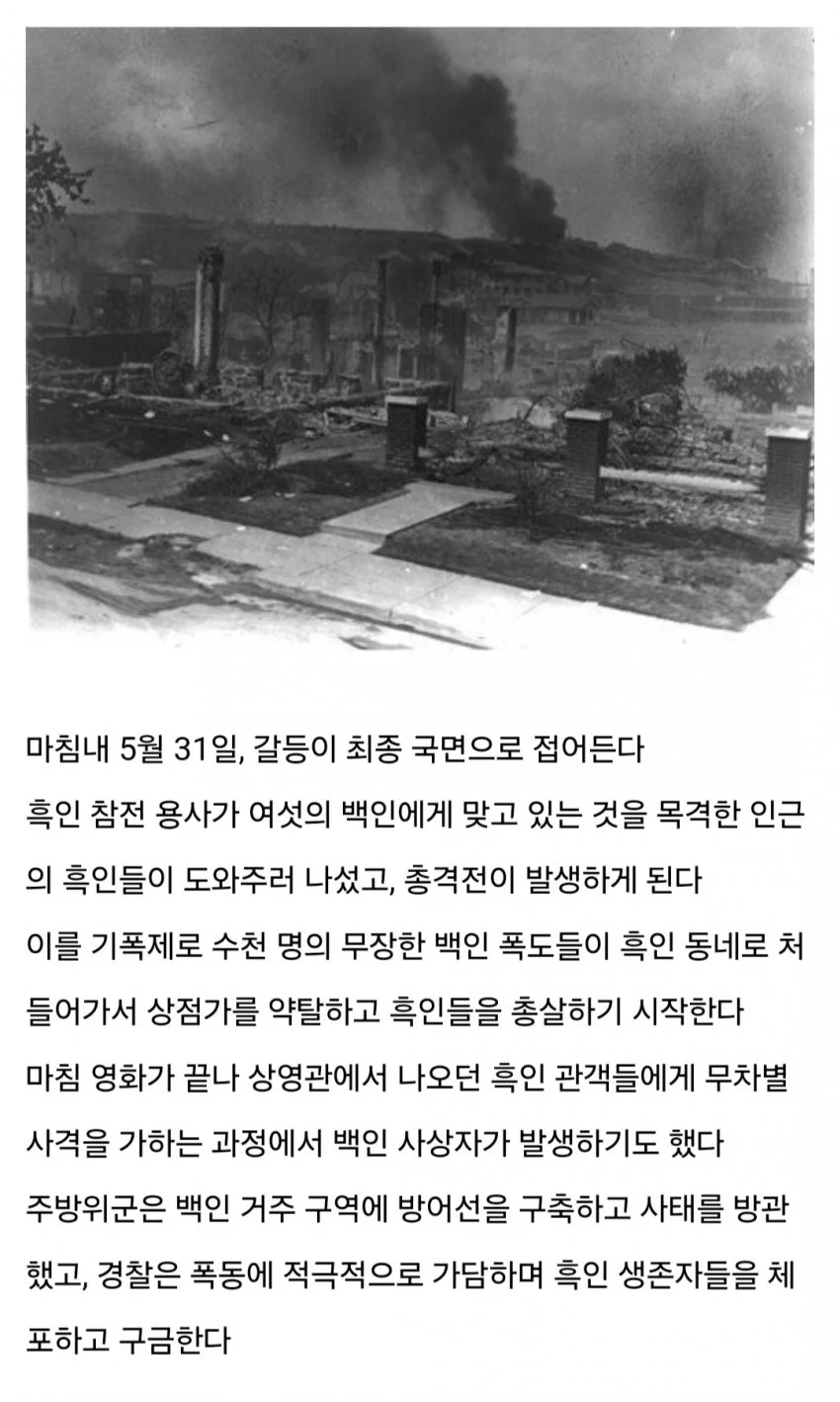 흑인들이 자기들만의 사회를 만들었을때 일어났던 일