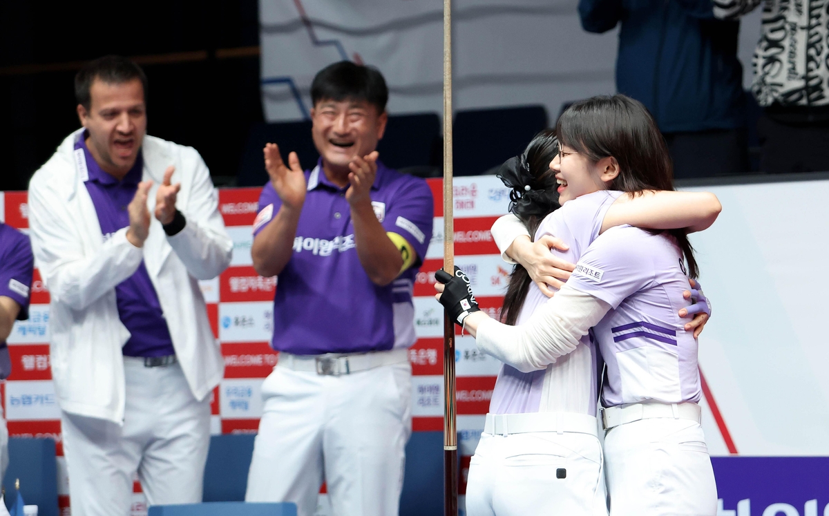 하이원·에스와이, 프로당구 팀리그 3라운드 첫판 완승