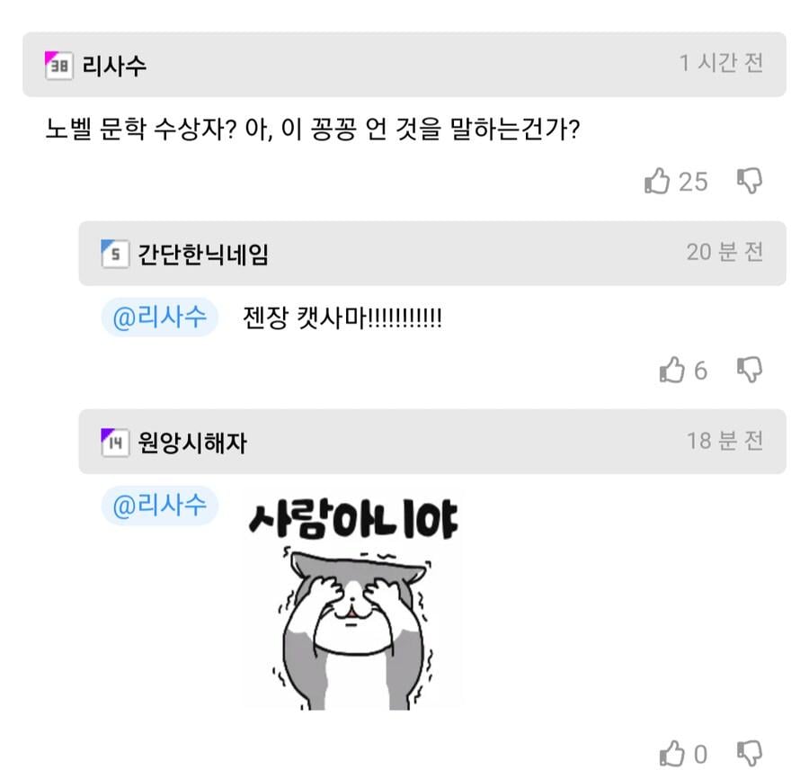 노벨문학상을 밟고 가는 