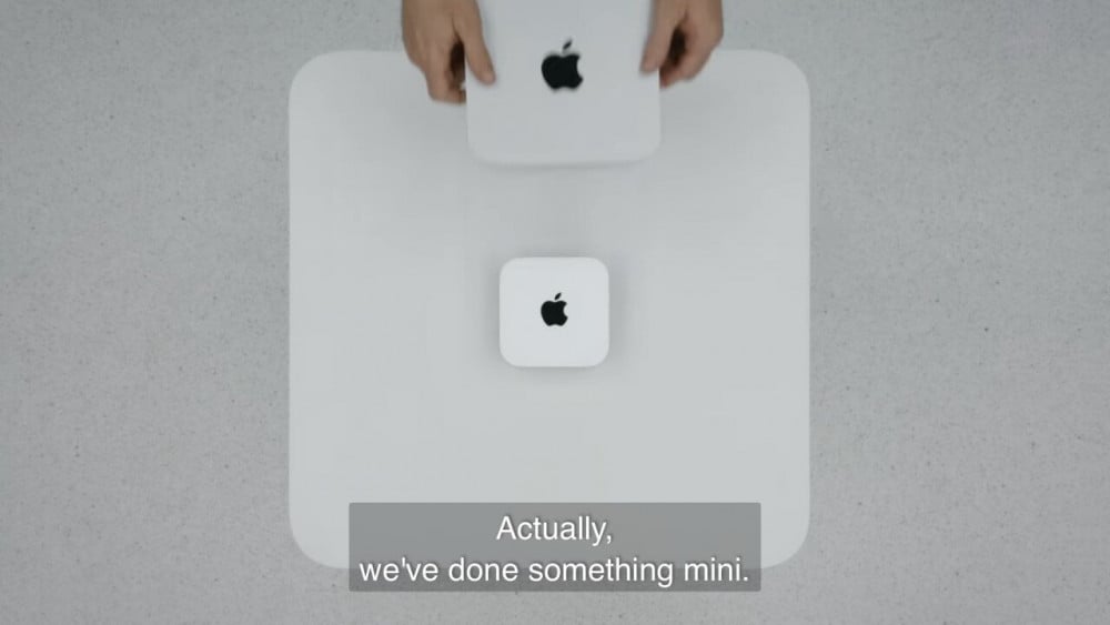 애플 맥미니 공개장면 킹받음ㅋㅋㅋ 