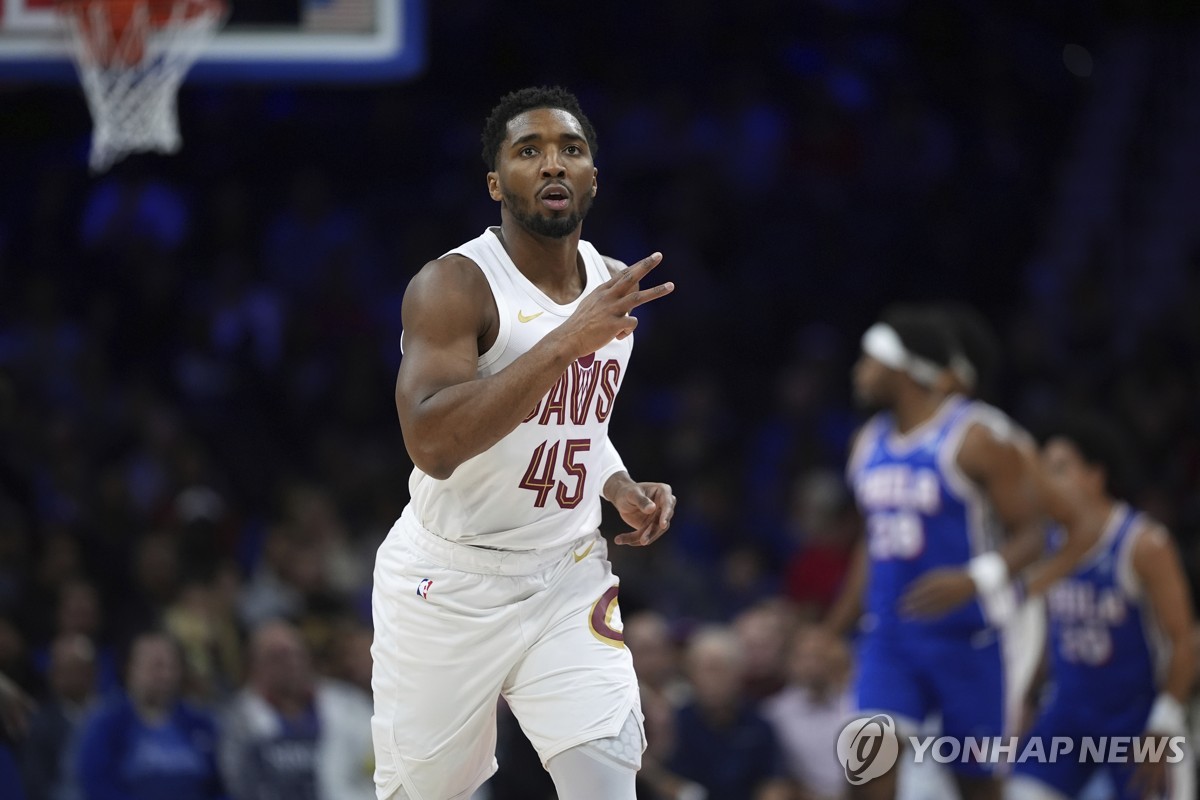 클리블랜드, 필라델피아 꺾고 NBA 역대 6번째 '개막 13연승'