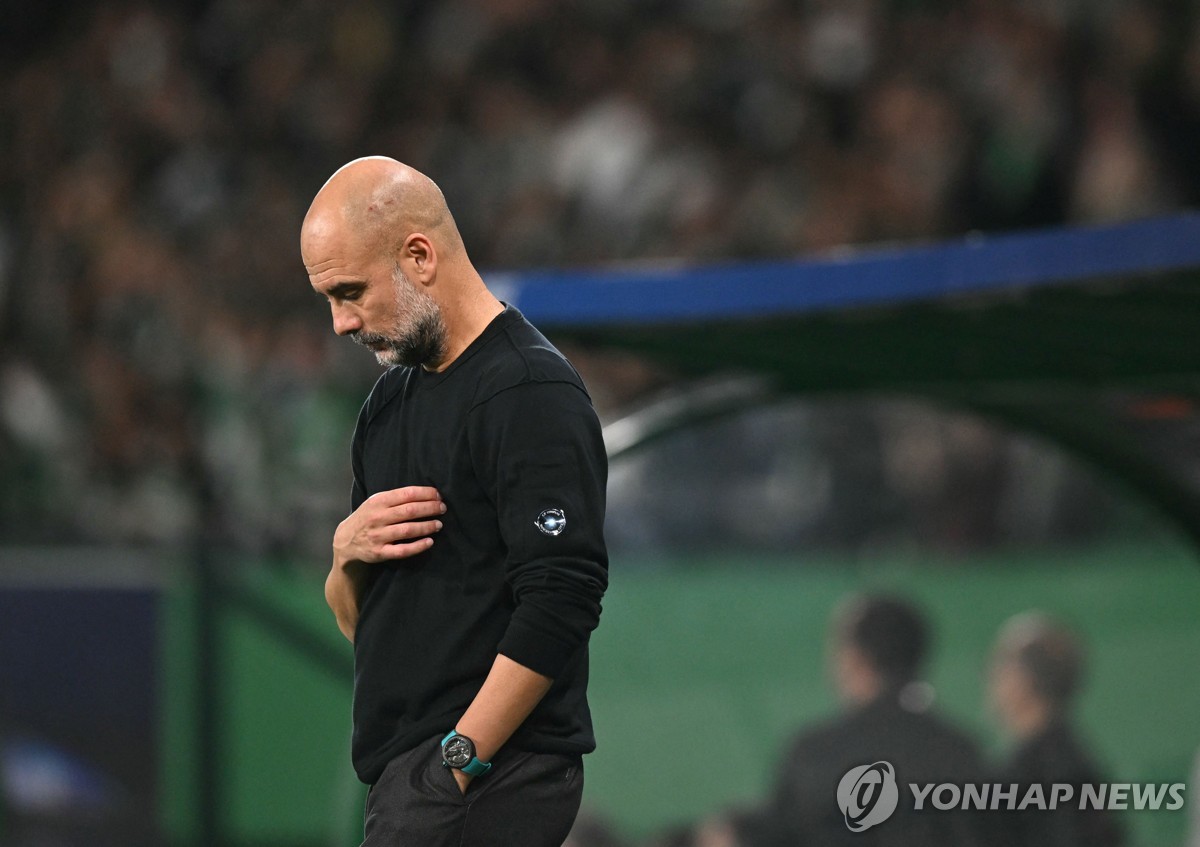 '맨유 사령탑' 아모림의 스포르팅, UCL서 거함 맨시티 4-1 격침