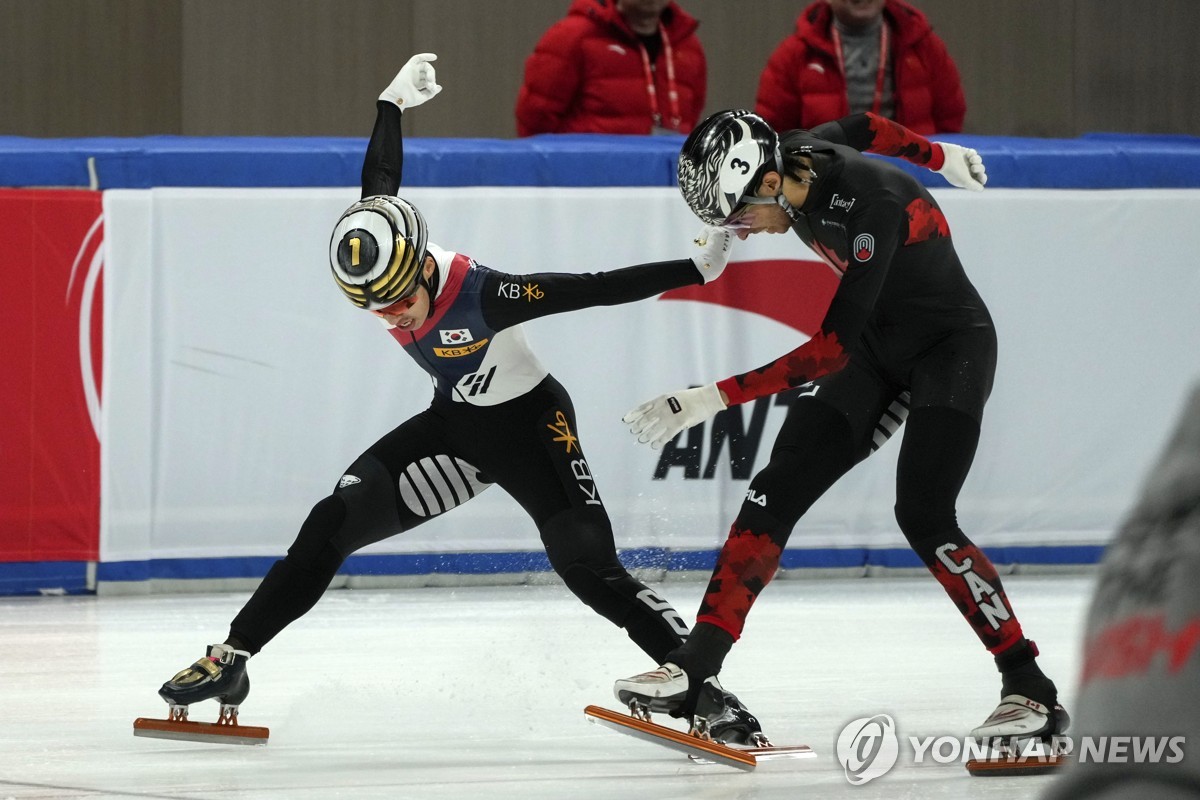 박지원, 쇼트트랙 3차 월드투어 1,500ｍ 금…최민정 1,000ｍ 동