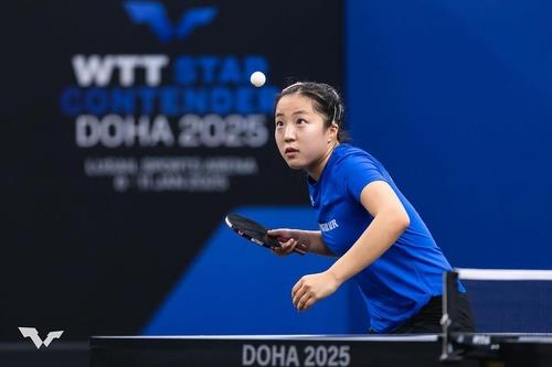 여자탁구 신유빈, WTT 싱가포르 스매시 단·복식·혼복 출전