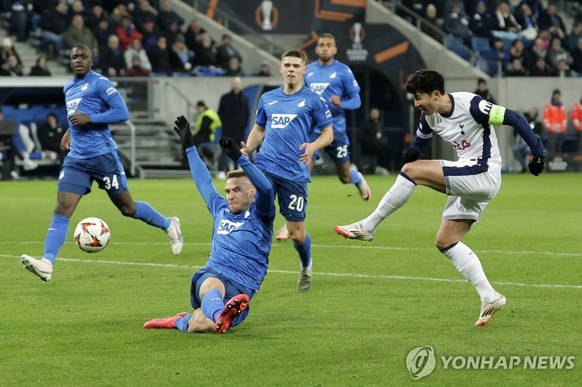 '꽝!꽝!' 손흥민, 최고 평점 8.7 