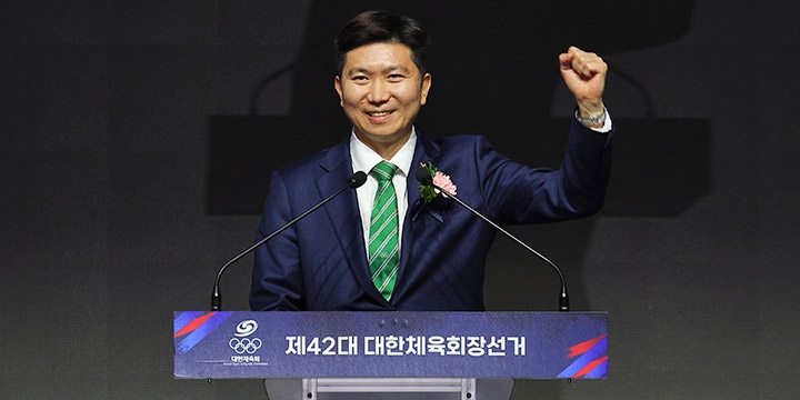 [2보] 유승민, 대한체육회장 당선 '대이변'…이기흥 3선 저지