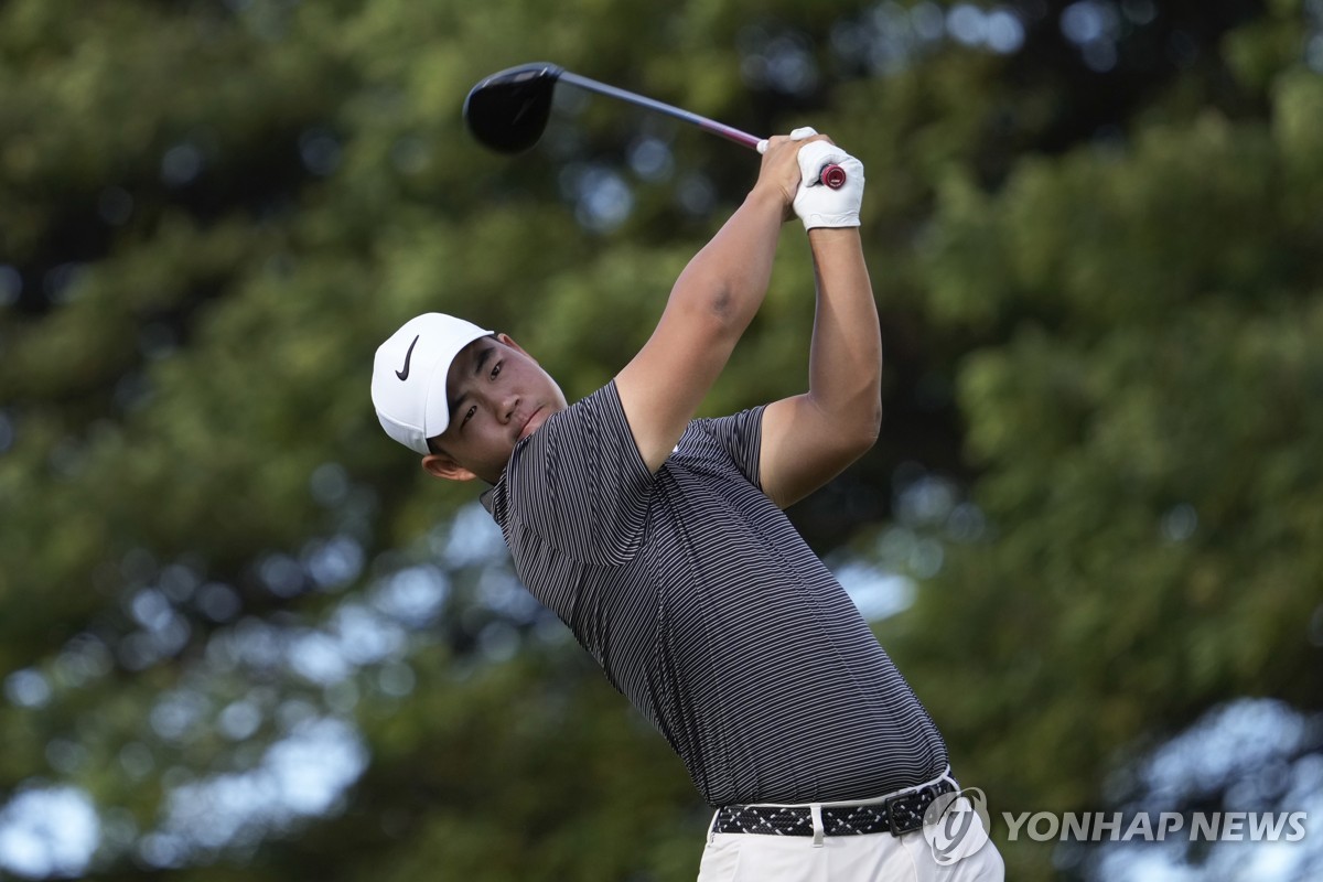 김주형, 2ｍ 퍼트 놓치고 와르르…PGA 소니오픈 3R 4오버파 부진