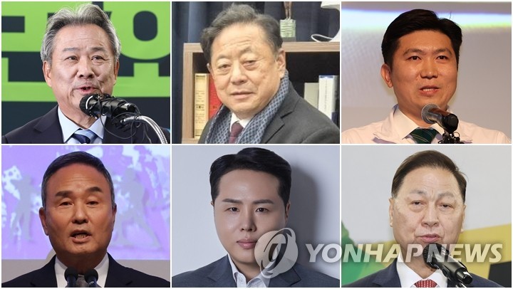 사상 최대 '6파전' 대한체육회장 선거, 오늘 예정대로 개최
