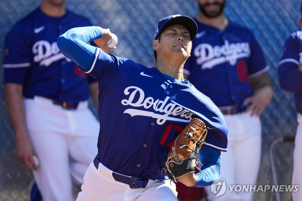 오타니, 첫 불펜 투구에서 시속 151㎞…복귀 준비 착착