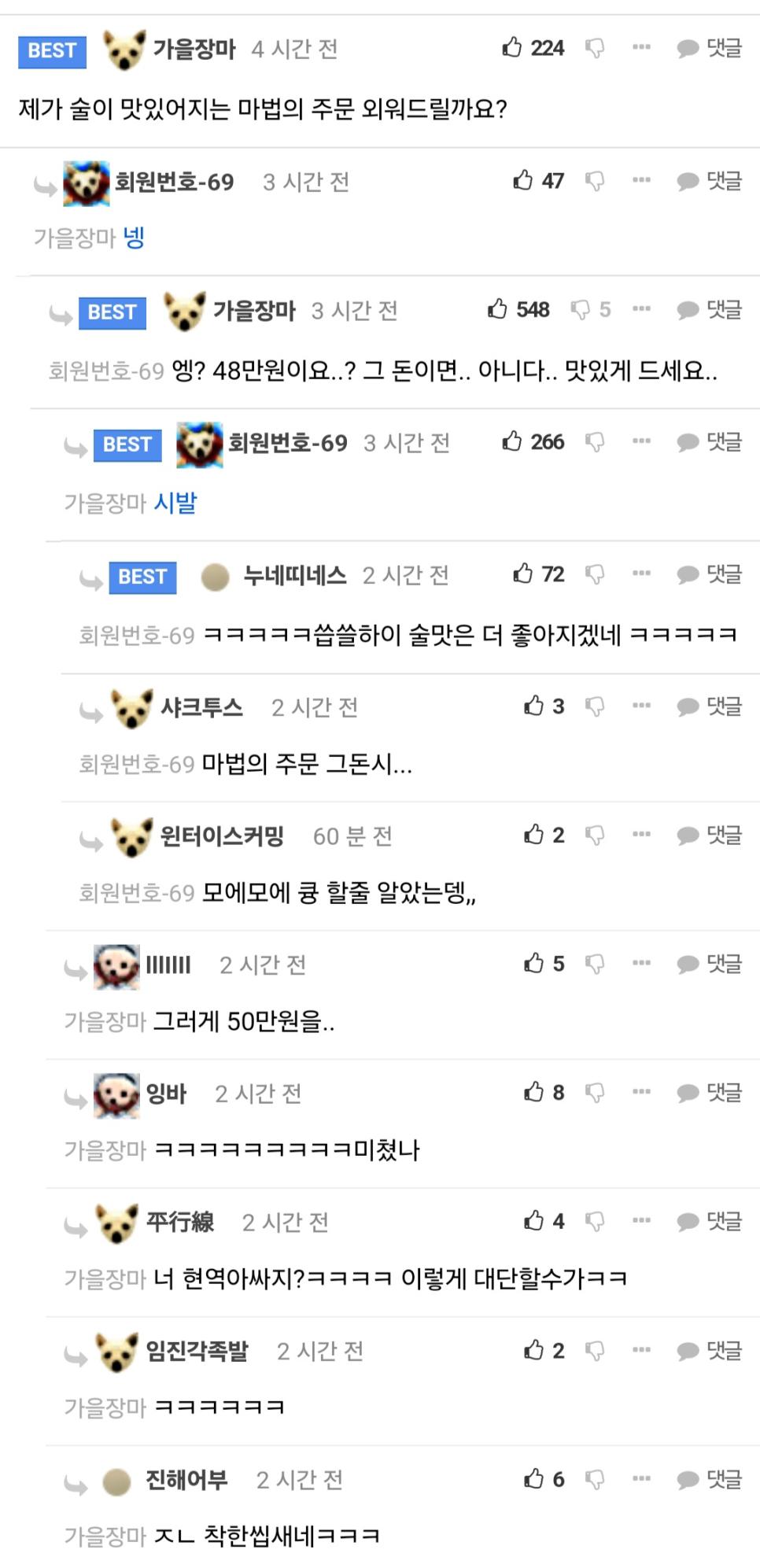 편의점에서 50만원짜리 보드카를 산 펨붕이