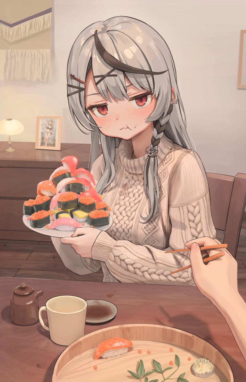 맛있는거 먹을때 여친 특.jpg