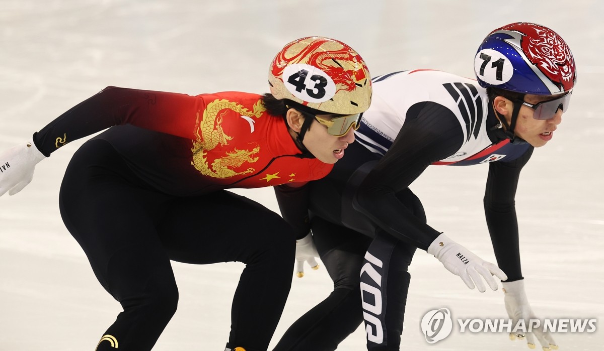 [아시안게임] 중국 쇼트트랙 린샤오쥔, 남자 1,000ｍ 준결승서 반칙으로 탈락